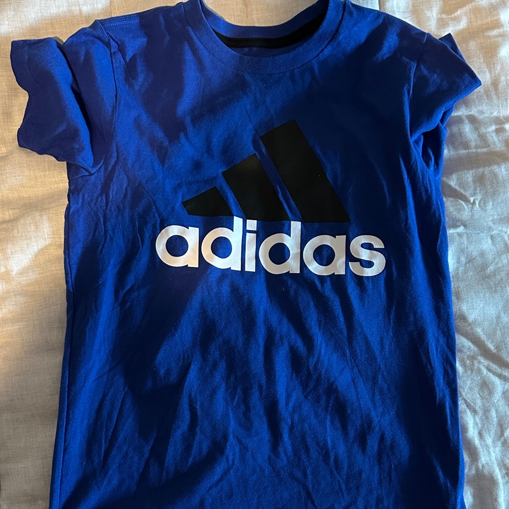 Adidas Kids Royal Blue Tee with Logo